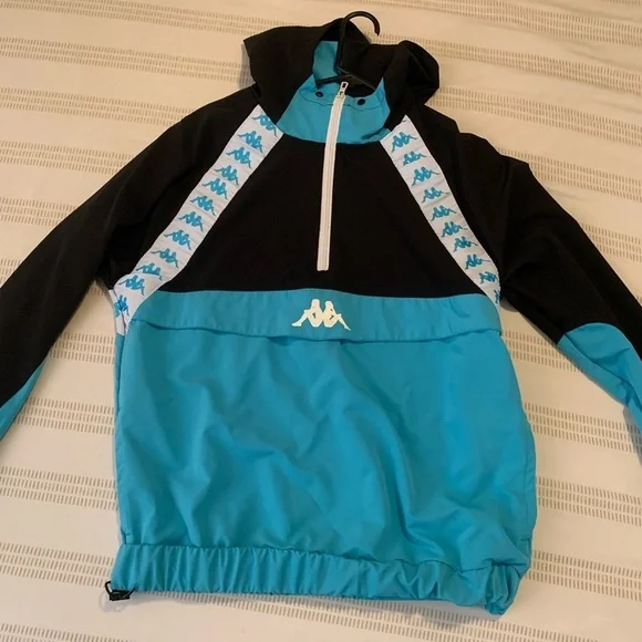 Kappa Black and Blue Women's Jacket - Picture 2 of 5